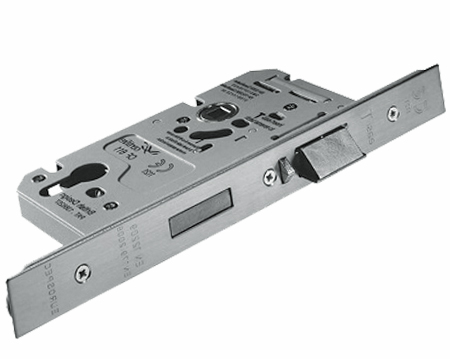 Eurospec DIN Euro Profile Escape Lock (Architectural), Satin Stainless Steel Finish - DLS7260ESC